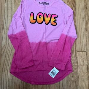 True Republic Girls Pink Ombre Long Sleeve Shirt - Size 6X